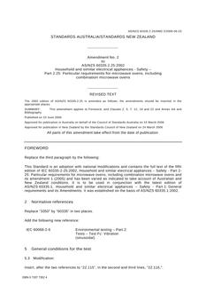 AS/NZS 60335.2.25:2002 AMDT 2
