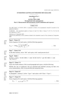 AS/NZS 1269.1:2005 AMDT 1 AS/NZS 1269.1:2005 AMDT 1