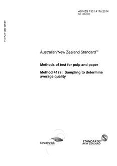 AS/NZS 1301.417s:2014