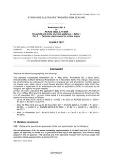 AS/NZS 60335.2.11:2009 Amd 4:2015