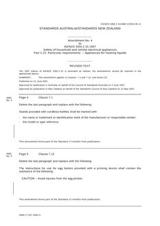 AS/NZS 3350.2.15:1997 AMDT 4