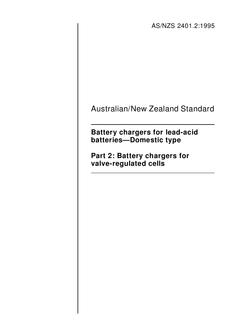 AS/NZS 2401.2:1995 AS/NZS 2401.2:1995