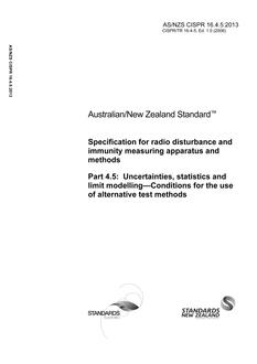 AS/NZS CISPR 16.4.5:2013 AS/NZS CISPR 16.4.5:2013