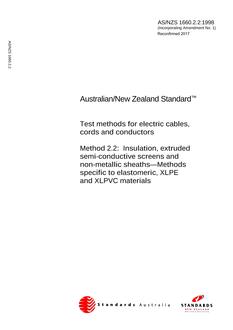 AS/NZS 1660.2.2:1998 AS/NZS 1660.2.2:1998