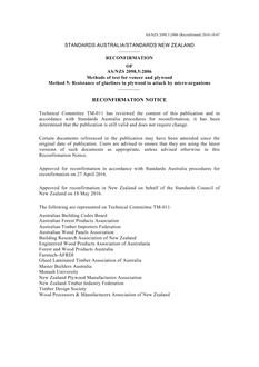 AS/NZS 2098.5:2006 AS/NZS 2098.5:2006