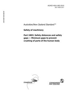 AS/NZS 4024.1803:2019 AS/NZS 4024.1803:2019