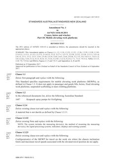 AS/NZS 1418.10:2011 Amd 1:2017