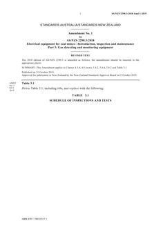 AS/NZS 2290.3:2018 Amd 1:2019 AS/NZS 2290.3:2018 Amd 1:2019