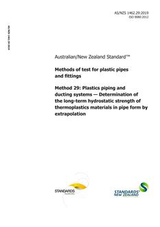 AS/NZS 1462.29:2019 AS/NZS 1462.29:2019