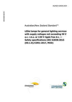 AS/NZS 62838:2020