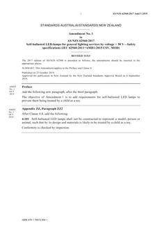 AS/NZS 62560:2017 Amd 1:2019