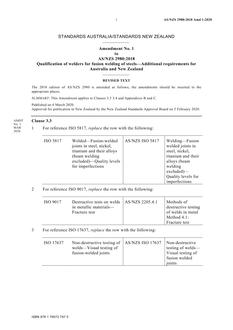 AS/NZS 2980:2018 Amd 1:2020 AS/NZS 2980:2018 Amd 1:2020