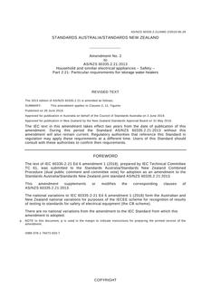 AS/NZS 60335.2.21:2013 Amd 2:2019