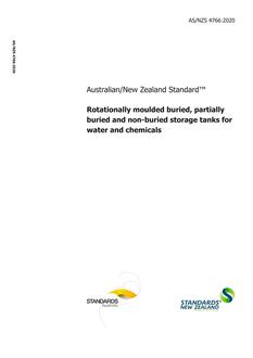 AS/NZS 4766:2020 AS/NZS 4766:2020