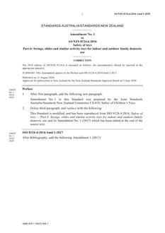 AS/NZS 8124.6:2016 Amd 1:2020 AS/NZS 8124.6:2016 Amd 1:2020