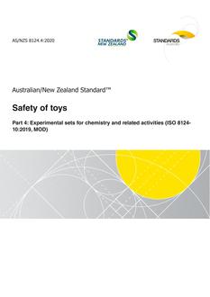 AS/NZS 8124.4:2020 AS/NZS 8124.4:2020