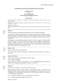 AS/NZS 1596:2014 Amd 2:2020 AS/NZS 1596:2014 Amd 2:2020