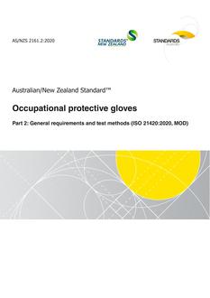 AS/NZS 2161.2:2020 AS/NZS 2161.2:2020