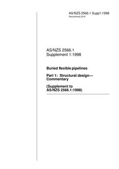 AS/NZS 2566.1 Supp1:1998