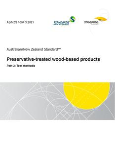 AS/NZS 1604.3:2021 AS/NZS 1604.3:2021