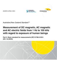 AS/NZS 61786.2:2021 AS/NZS 61786.2:2021