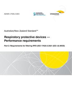 AS/NZS 17420.2:2021 AS/NZS 17420.2:2021