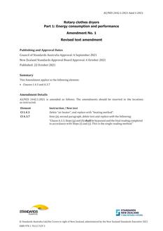 AS/NZS 2442.1:2021 Amd 1:2021 AS/NZS 2442.1:2021 Amd 1:2021