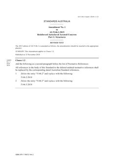 AS 5146.1:2015 Amd 1:2018 AS 5146.1:2015 Amd 1:2018