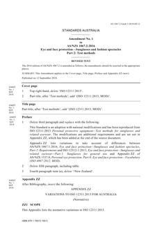 AS 1067.2:2016 Amd 1:2018