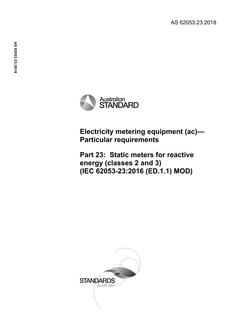 AS 62053.23:2018 AS 62053.23:2018