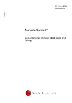 AS 1281-2001 AS 1281-2001