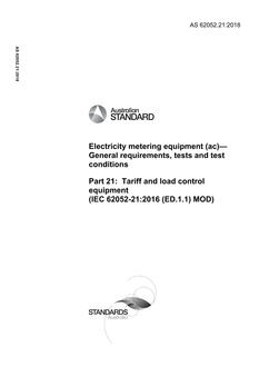 AS 62052.21:2018 AS 62052.21:2018