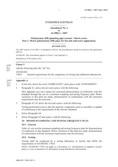 AS 5082.1-2007 Amd 1:2018 AS 5082.1-2007 Amd 1:2018