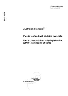 AS 4256.4-2006 AS 4256.4-2006