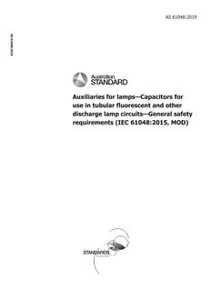 AS 61048:2019 AS 61048:2019