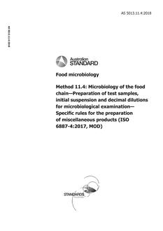 AS 5013.11.4:2018 AS 5013.11.4:2018