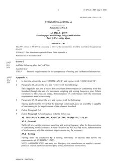 AS 2944.1-2007 Amd 1:2018 AS 2944.1-2007 Amd 1:2018