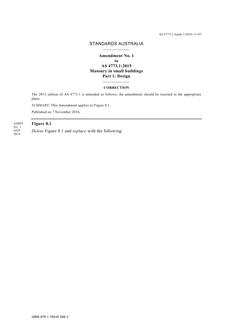 AS 4773.1:2015 Amd 1:2016 AS 4773.1:2015 Amd 1:2016
