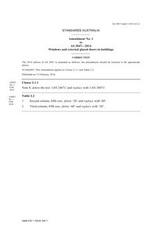 AS 2047:2014 Amd 1:2016