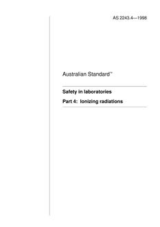 AS 2243.4-1998 AS 2243.4-1998