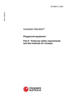 AS 4685.4-2004 AS 4685.4-2004