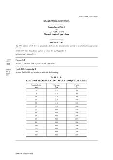 AS 4617-2004 AMDT 1 AS 4617-2004 AMDT 1