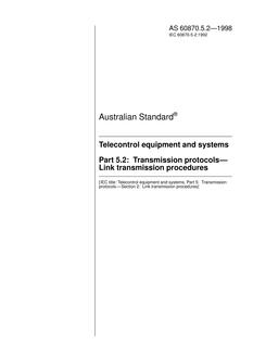 AS 60870.5.2-1998 AS 60870.5.2-1998