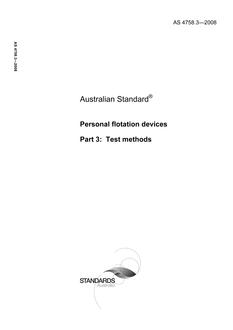 AS 4758.3-2008 AS 4758.3-2008