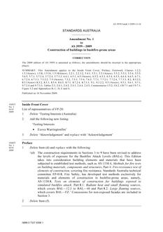 AS 3959-2009 AMDT 1 AS 3959-2009 AMDT 1