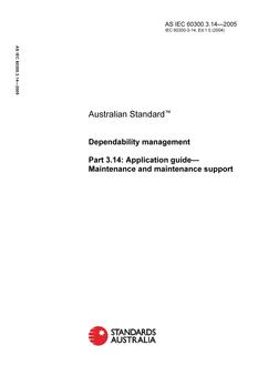 AS IEC 60300.3.14-2005 AS IEC 60300.3.14-2005