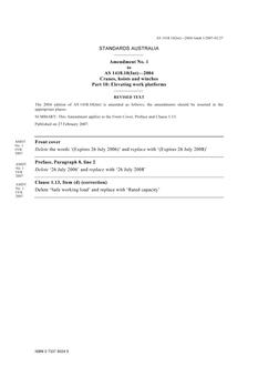 AS 1418.10(INT)-2004 AMDT 1 AS 1418.10(INT)-2004 AMDT 1