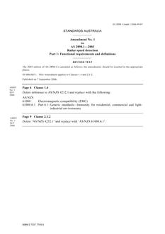 AS 2898.1-2003 AMDT 1