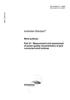 AS 61400.21-2006 AS 61400.21-2006