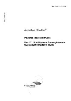 AS 2359.17-2008 AS 2359.17-2008